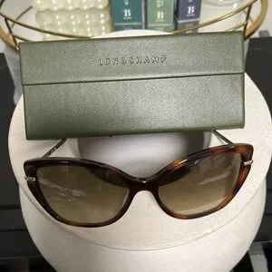 NWOT Longchamp Havana Gold/Brown Sunglasses Longchamp | Accessories | Longchamp Rectangular Sunglasses  main image 2
